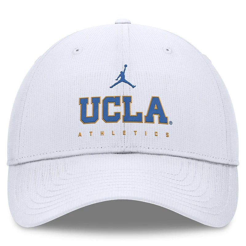 Men's Jordan Brand White UCLA Bruins 2024/25 On-Field Club Performance Adjustable Hat