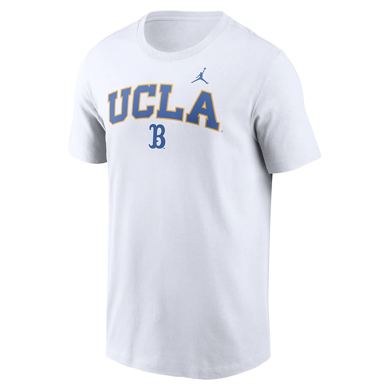 T-shirt Jordan Brand blanc UCLA Bruins Blitz 2-Hit pour hommes