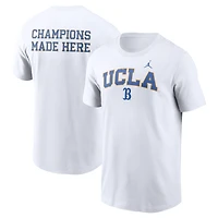 T-shirt Jordan Brand blanc UCLA Bruins Blitz 2-Hit pour hommes