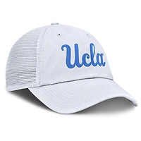 Men's Jordan Brand White UCLA Bruins Club Campus Trucker Adjustable Hat