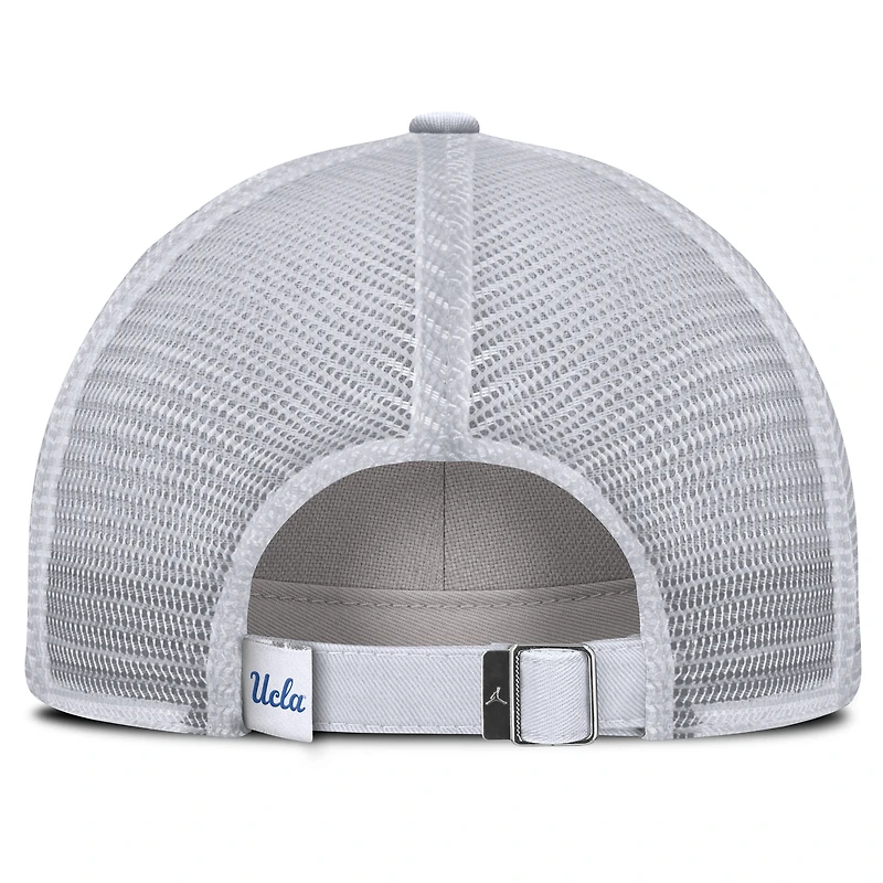 Men's Jordan Brand White UCLA Bruins Club Campus Trucker Adjustable Hat