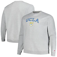 Men's League Collegiate Wear Heather Gray UCLA Bruins Tall Arch Essential Pullover Sweatshirt