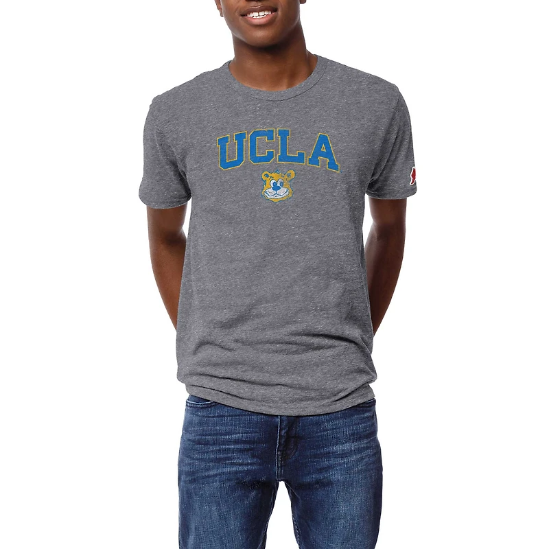 T-shirt tri-mélange gris chiné League Collegiate Wear pour hommes UCLA Bruins Tall Arch Victory Falls