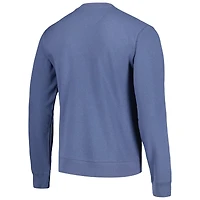Men's League Collegiate Wear Heather Navy UCLA Bruins Bendy Arch Essential Pullover Sweatshirt