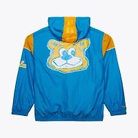 Men's Mitchell & Ness Blue UCLA Bruins Anorak Vintage Logo Half-Zip Hoodie Jacket