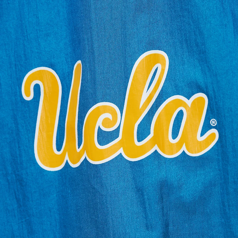 Men's Mitchell & Ness Blue UCLA Bruins Anorak Vintage Logo Half-Zip Hoodie Jacket