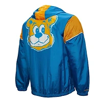 Men's Mitchell & Ness Blue UCLA Bruins Anorak Vintage Logo Half-Zip Hoodie Jacket