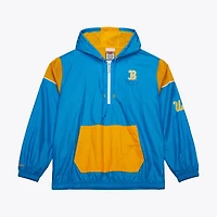 Men's Mitchell & Ness Blue UCLA Bruins Anorak Vintage Logo Half-Zip Hoodie Jacket
