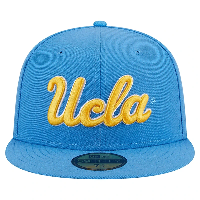 Casquette ajustée 59FIFTY UCLA Bruins bleue New Era pour homme