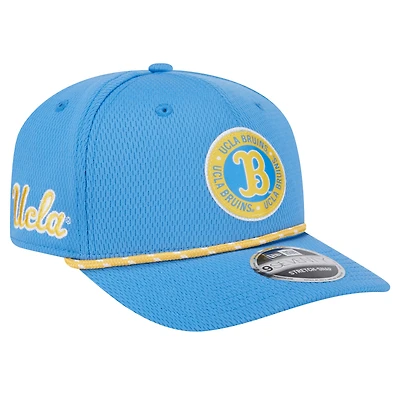 Casquette extensible à bouton-pression COOLERA 9SEVENTY UCLA Bruins bleue New Era pour homme