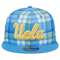 Men's New Era Blue UCLA Bruins Plaid 9FIFTY Snapback Hat