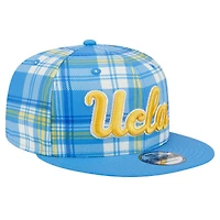 Men's New Era Blue UCLA Bruins Plaid 9FIFTY Snapback Hat