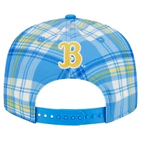 Men's New Era Blue UCLA Bruins Plaid 9FIFTY Snapback Hat