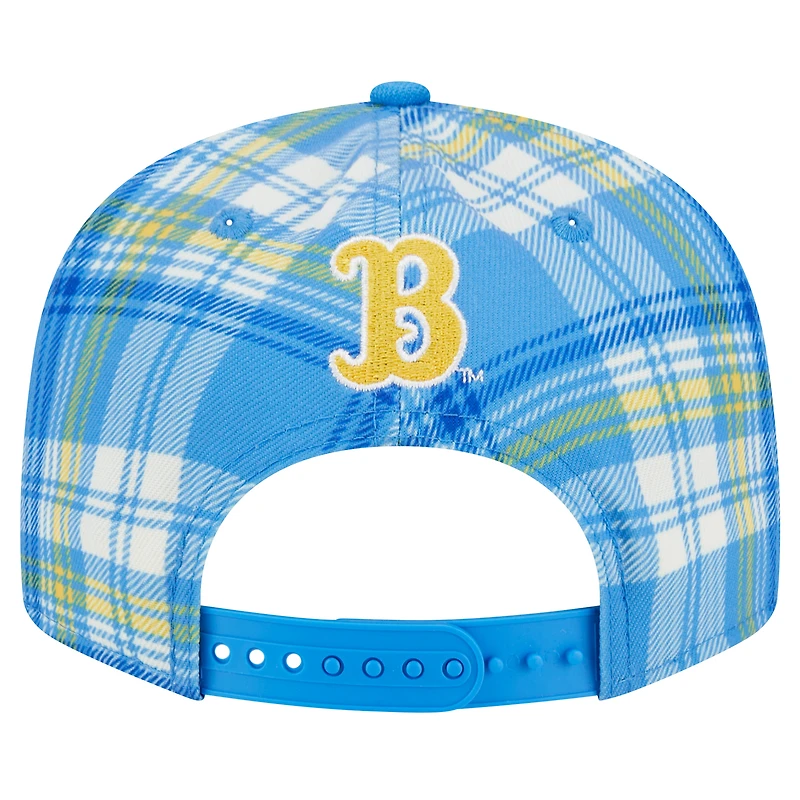 Men's New Era Blue UCLA Bruins Plaid 9FIFTY Snapback Hat