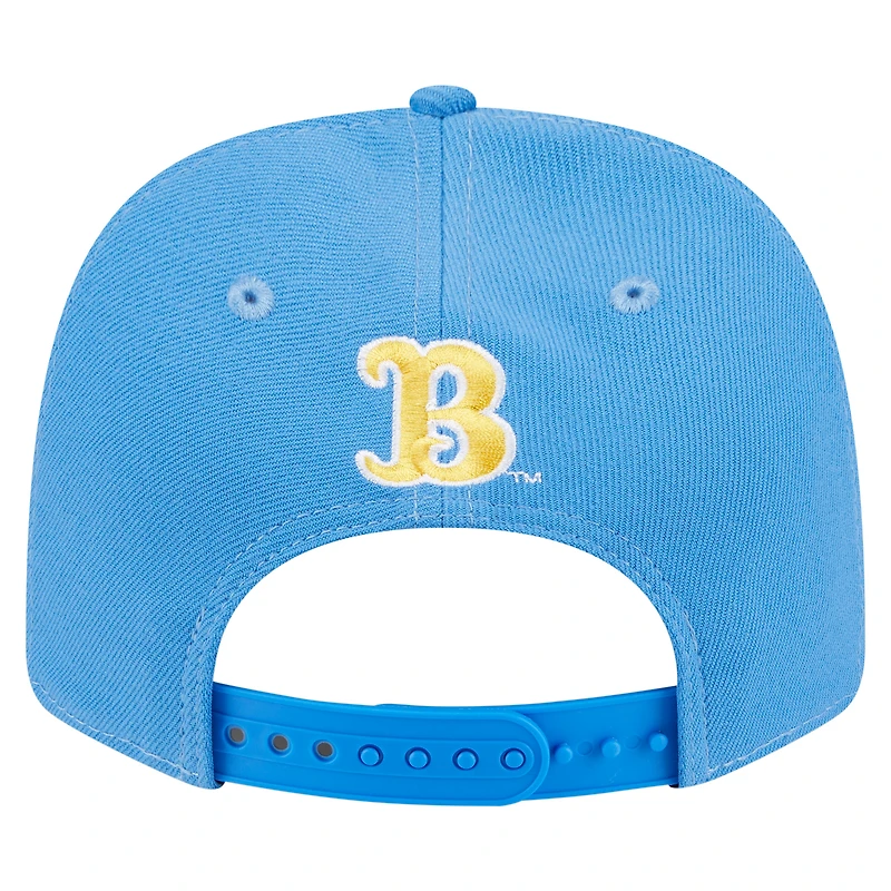 Casquette ajustable extensible à boutons-pression New Era bleue UCLA Bruins Team Collective 9SEVENTY pour homme