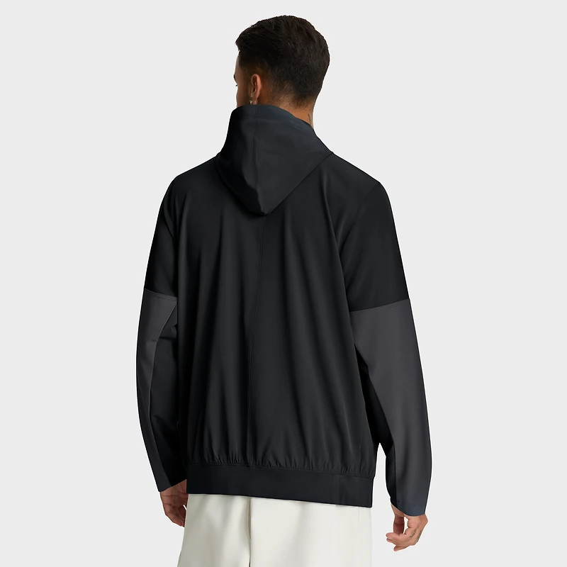 Men's Nike Black UCLA Bruins Anorak Half-Zip Hoodie Jacket