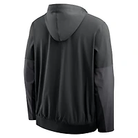 Men's Nike Black UCLA Bruins Anorak Half-Zip Hoodie Jacket