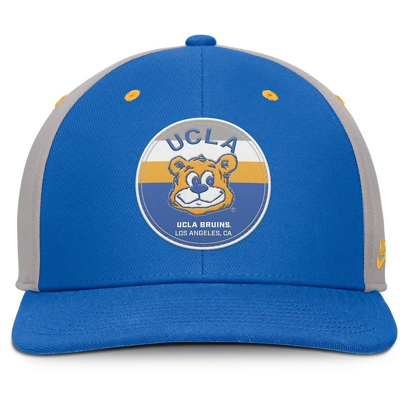 Men's Nike Blue/Gray UCLA Bruins Prep Pro Performance Snapback Hat