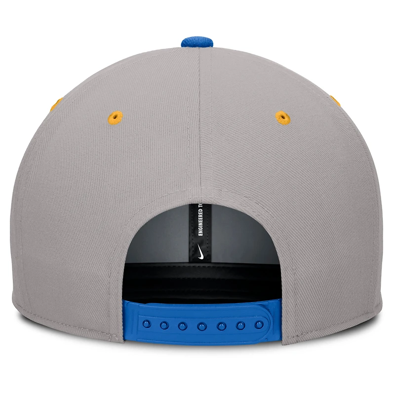 Men's Nike Blue/Gray UCLA Bruins Prep Pro Performance Snapback Hat
