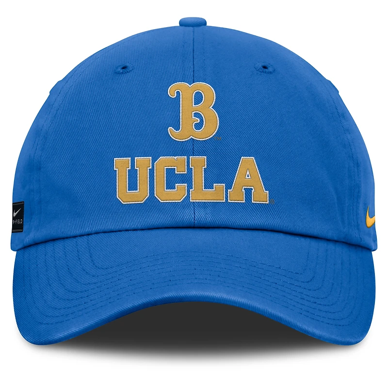 Casquette ajustable Nike bleue UCLA Bruins 2025 Sideline Club pour homme