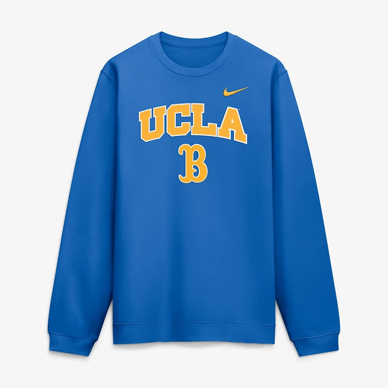 Men's Nike Blue UCLA Bruins Arch Pullover Sweatshirt
