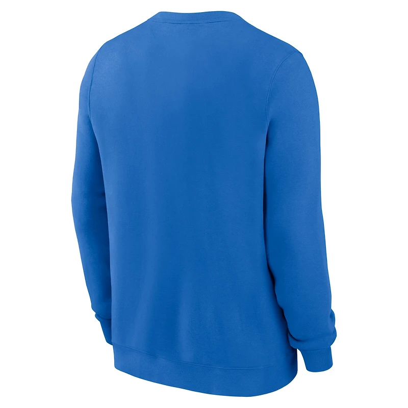 Men's Nike Blue UCLA Bruins Arch Pullover Sweatshirt