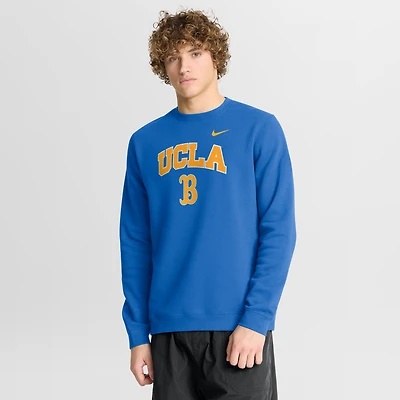 Men's Nike Blue UCLA Bruins Arch Pullover Sweatshirt