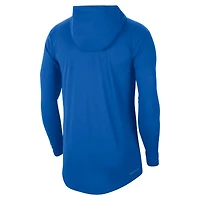Men's Nike Blue UCLA Bruins Campus Tri-Blend Performance Long Sleeve Hooded T-Shirt