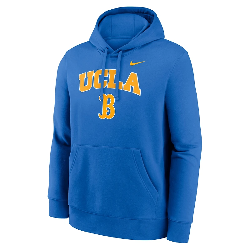 Sweat à capuche Nike bleu UCLA Bruins Club Fleece Arch pour homme