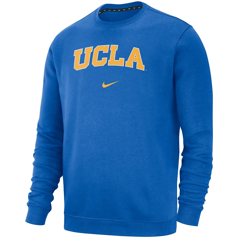 Sweat-shirt en polaire Nike UCLA Bruins Club bleu pour homme