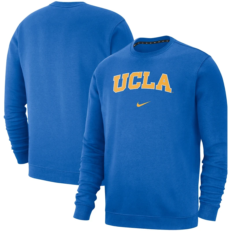 Sweat-shirt en polaire Nike UCLA Bruins Club bleu pour homme