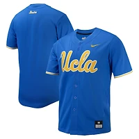 Maillot de baseball réplique à bouton intégral Nike bleu UCLA Bruins pour homme
