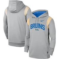 Chandail à capuchon pour homme Nike UCLA Bruins 2022 Game Day Sideline Performance gris