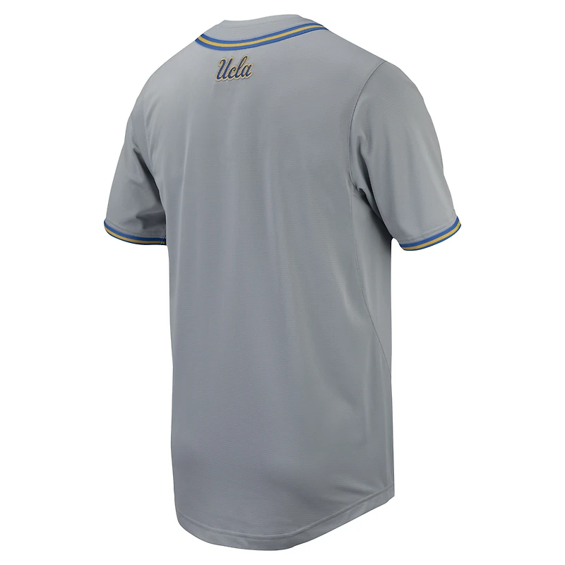 Maillot de baseball Nike gris UCLA Bruins Replica pour hommes