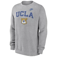 Sweat-shirt Nike gris chiné UCLA Bruins Legacy Classic pour homme