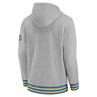 Men's Nike Heather Gray UCLA Bruins Legacy Retro Pullover Hoodie