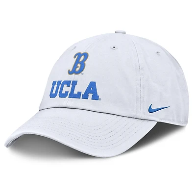 Casquette ajustable Nike blanche UCLA Bruins 2025 Sideline Club pour homme