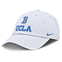 Casquette ajustable Nike blanche UCLA Bruins 2025 Sideline Club pour homme