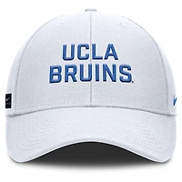 Casquette ajustable Nike blanche UCLA Bruins 2025 Sideline Rise pour homme