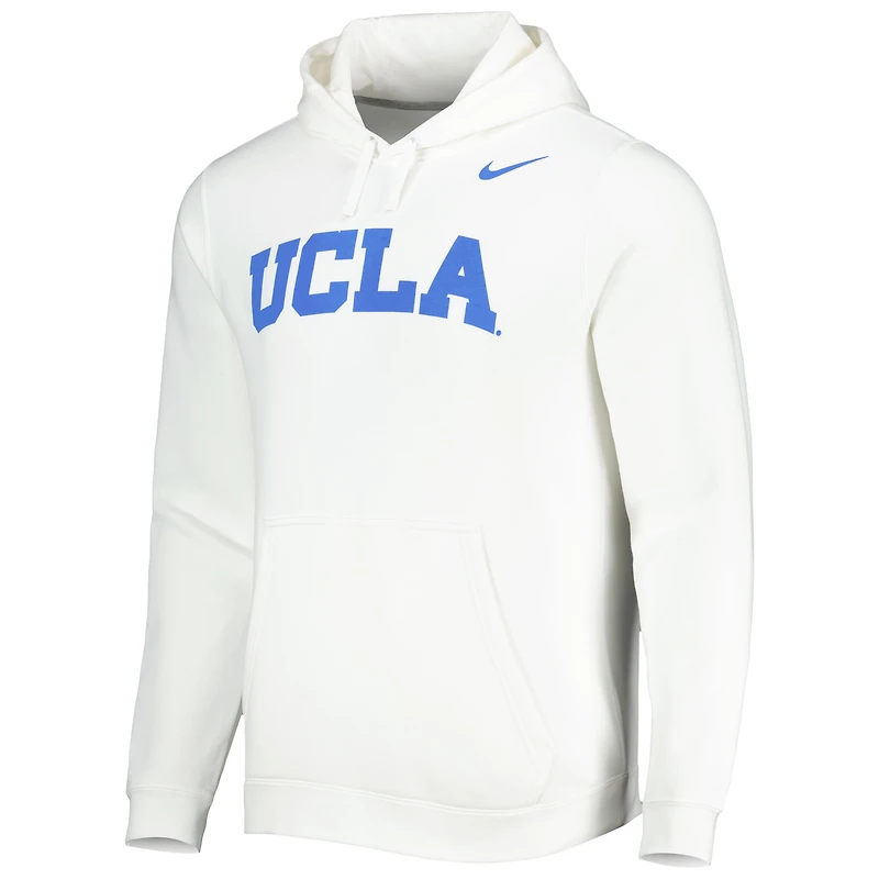 Sweat à capuche Nike UCLA Bruins Logo Club pour homme, blanc