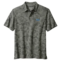 Men's Tommy Bahama Gray UCLA Bruins Palm Fresco Hibiscus IslandZone® Polo