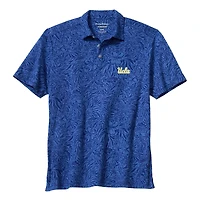 Men's Tommy Bahama  Light Blue UCLA Bruins IslandZone Wild Hibiscus Tri-Blend Polo