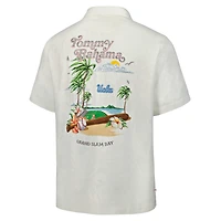 Men's Tommy Bahama White UCLA Bruins Grand Slam Bay Camp Button-Up Shirt