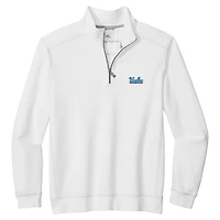 Veste mi-zip Tommy Bahama blanche pour homme des Bruins de l'UCLA à Montego Bay