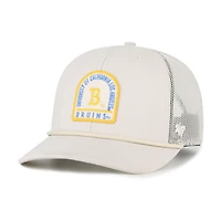Casquette de camionneur unisexe ajustable « 47 Cream » des Bruins de l'UCLA, motif pierre tombale Core & Inline