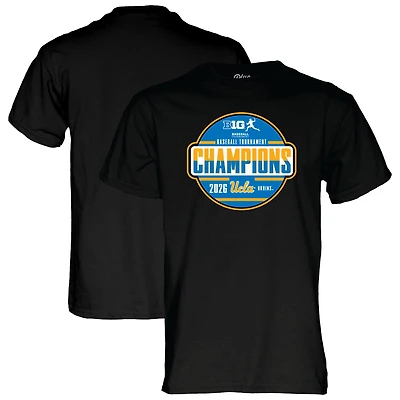 Unisex Blue 84 Black UCLA Bruins 2026 Big Ten Baseball Tournament Champions Locker Room T-Shirt