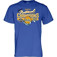 T-shirt unisexe bleu 84 UCLA Bruins 2024 NCAA pour hommes, champions nationaux de water-polo
