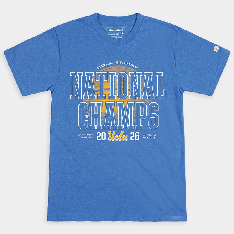 Unisex Homefield Blue UCLA Bruins 2026 NCAA Women's Basketball National Champions T-Shirt