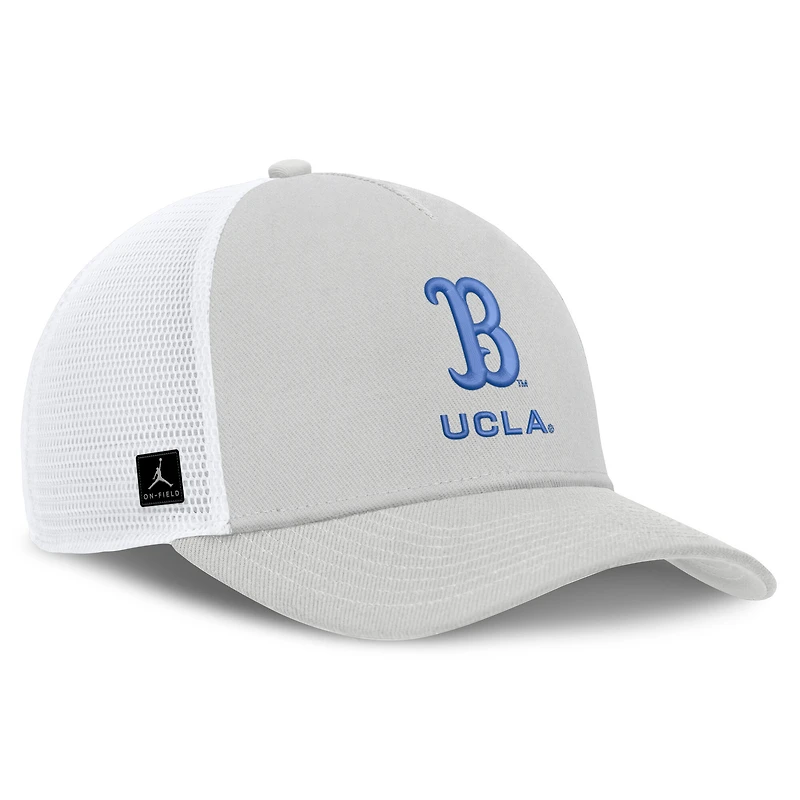Unisex Jordan Brand Gray UCLA Bruins 2026 On-Field Gameday Trucker Hat