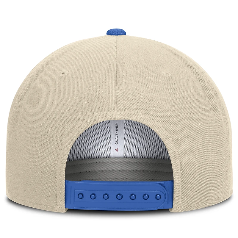 Unisex Jordan Brand  Natural/Blue UCLA Bruins Campus Prep Snapback Hat
